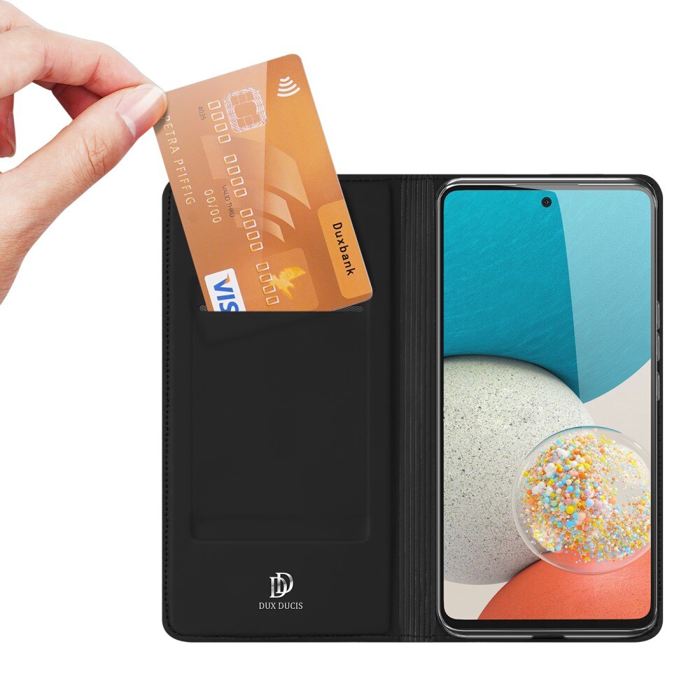 Étui portefeuille Skin Pro Series Samsung Galaxy A53, Noir