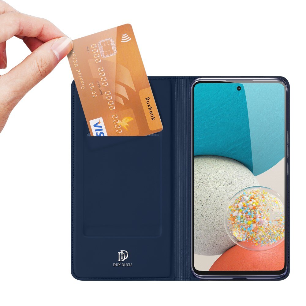 Étui portefeuille Skin Pro Series Samsung Galaxy A53, Bleu