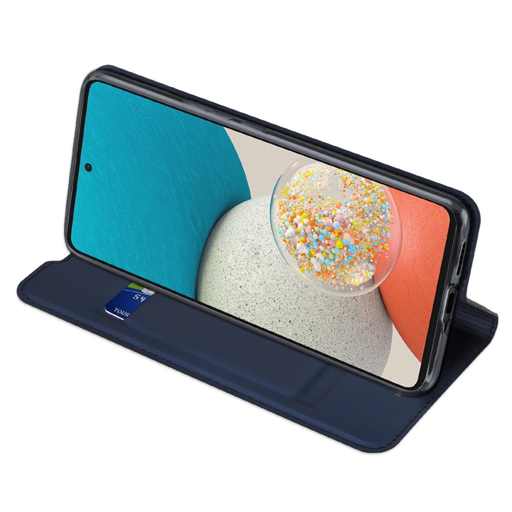 Étui portefeuille Skin Pro Series Samsung Galaxy A53, Bleu