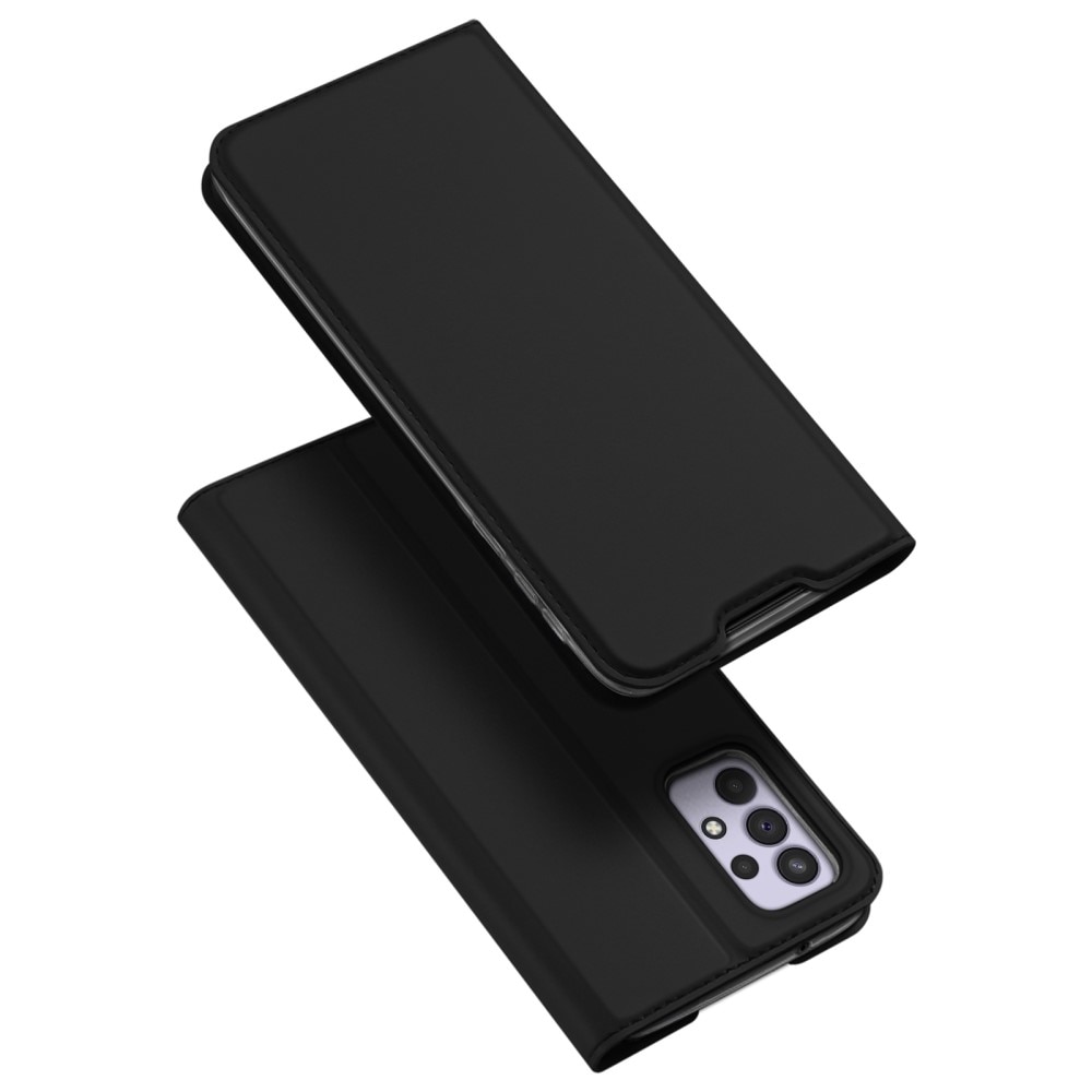 Étui portefeuille Skin Pro Series Samsung Galaxy A33, Noir