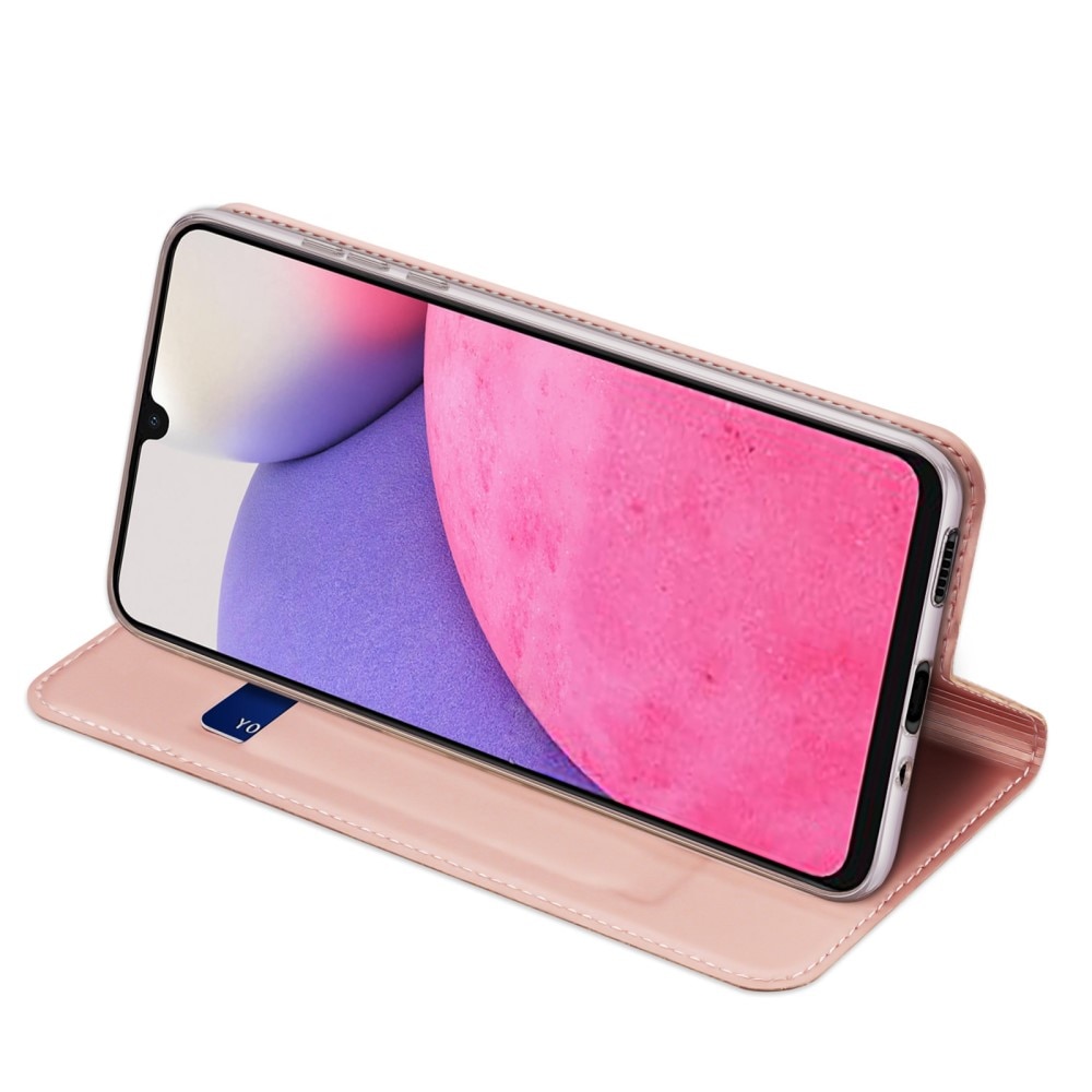Étui portefeuille Skin Pro Series Samsung Galaxy A33 Rose Gold