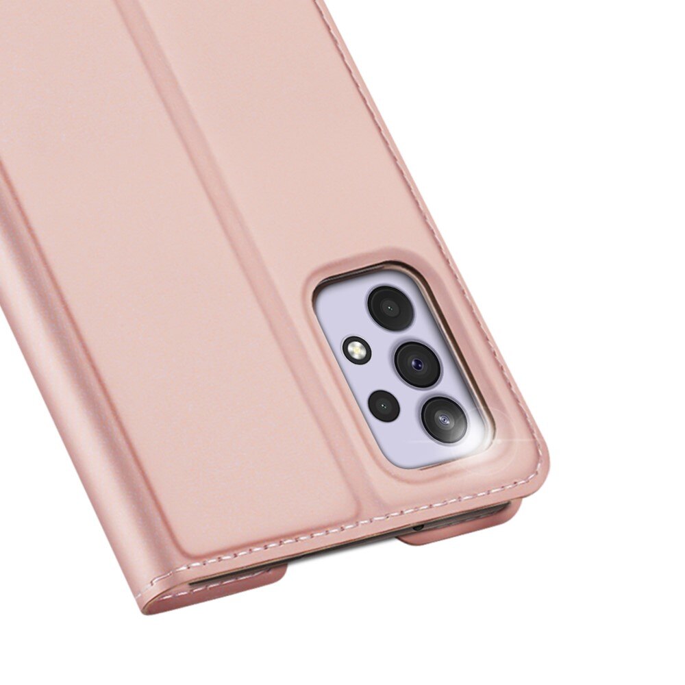 Étui portefeuille Skin Pro Series Samsung Galaxy A33 Rose Gold