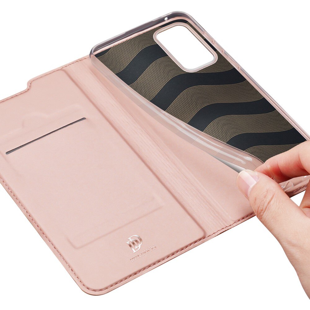 Étui portefeuille Skin Pro Series Samsung Galaxy A33, Or rose