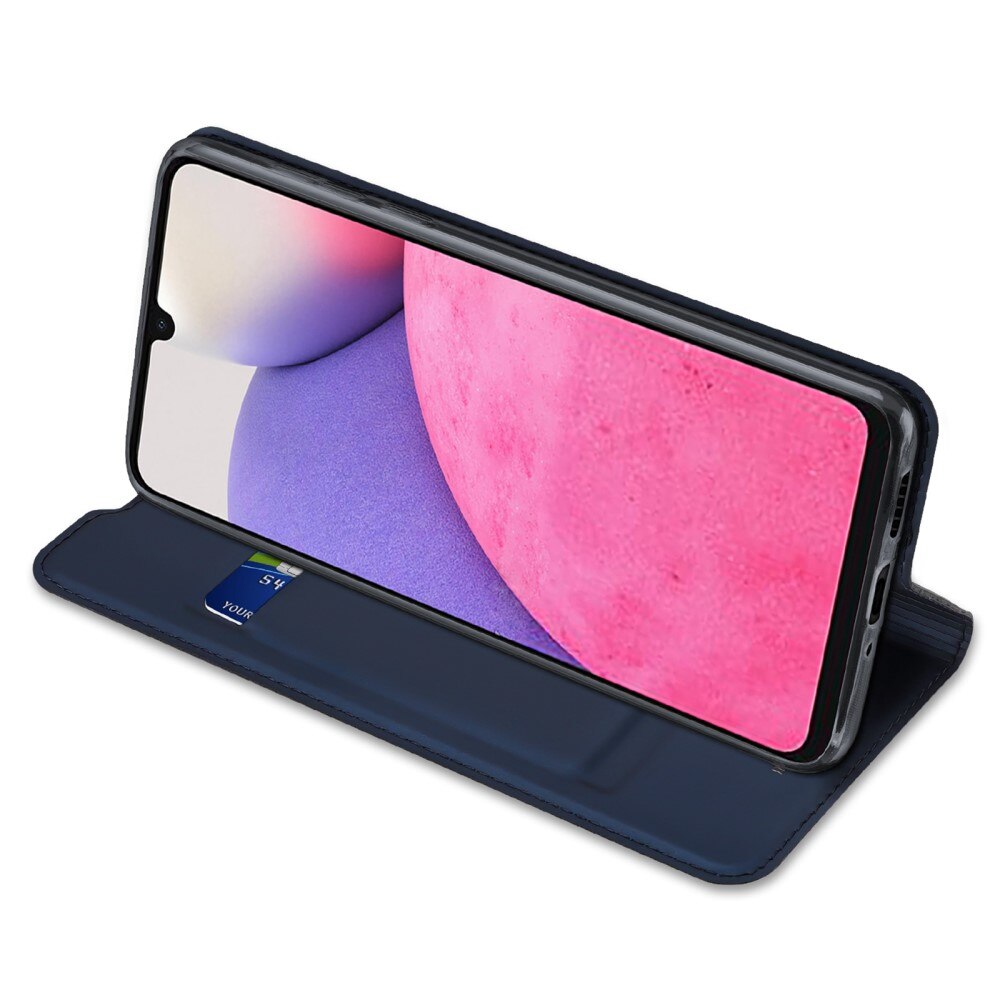 Étui portefeuille Skin Pro Series Samsung Galaxy A33, Bleu