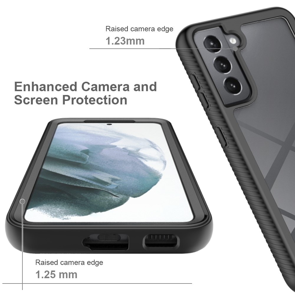 Coque Full Protection Samsung Galaxy S21 FE, noir