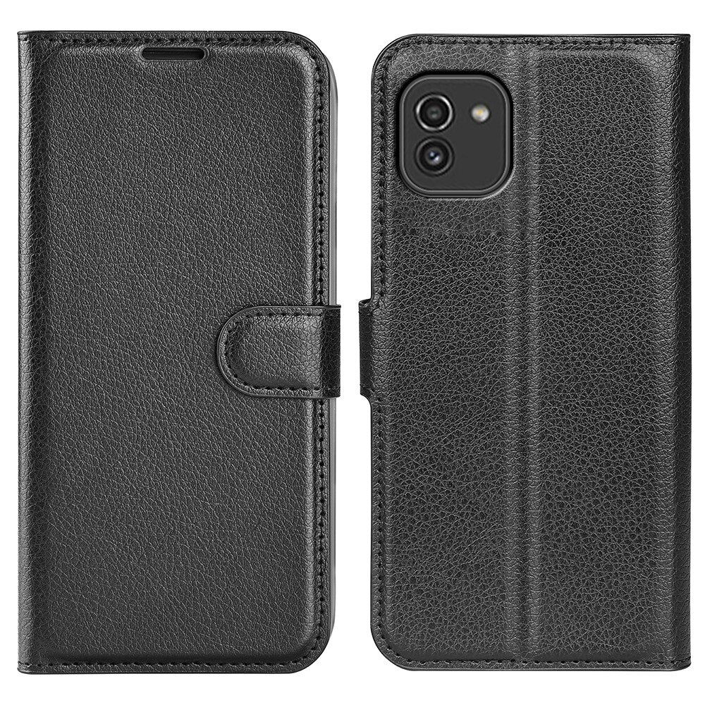 Coque portefeuille Samsung Galaxy A03 Noir