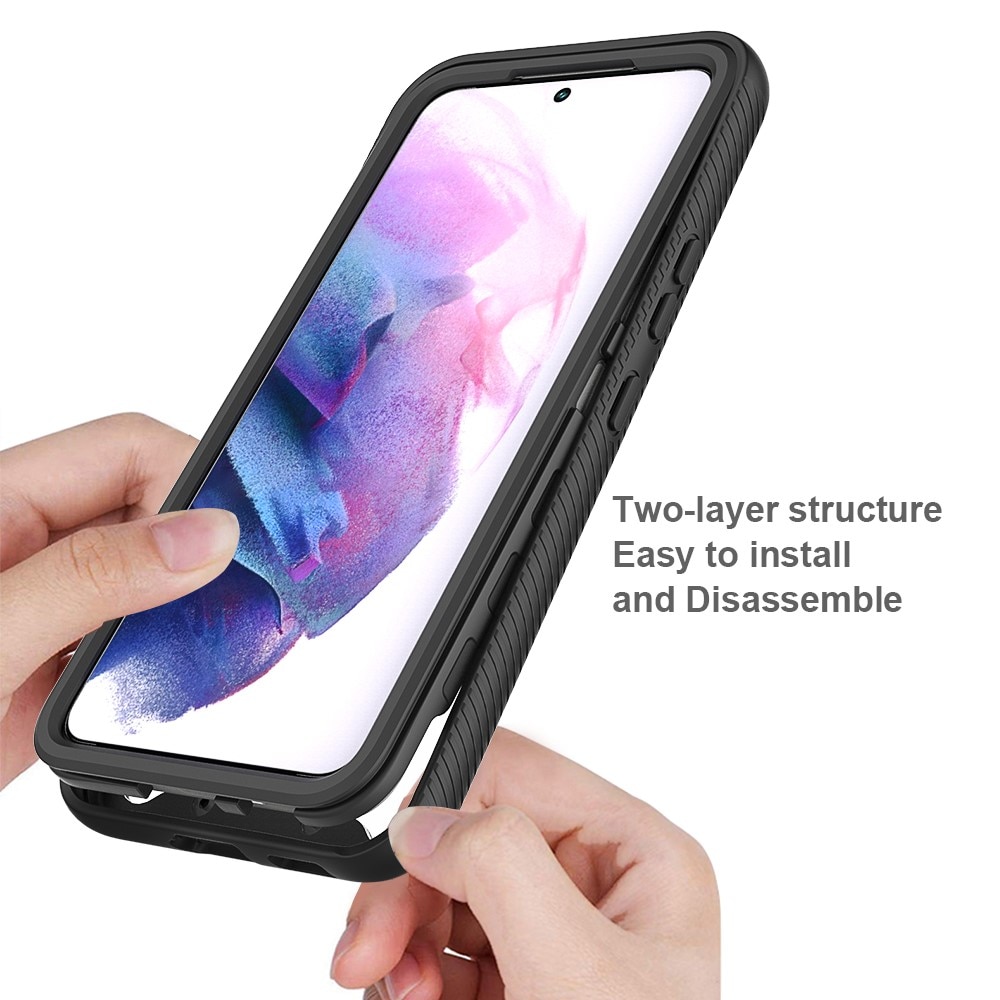 Coque de couverture complète Samsung Galaxy S22, Noir