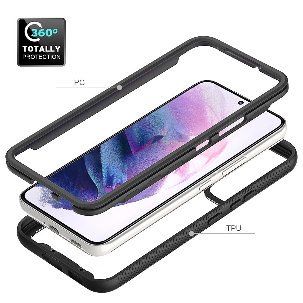 Coque de couverture complète Samsung Galaxy S22, Noir