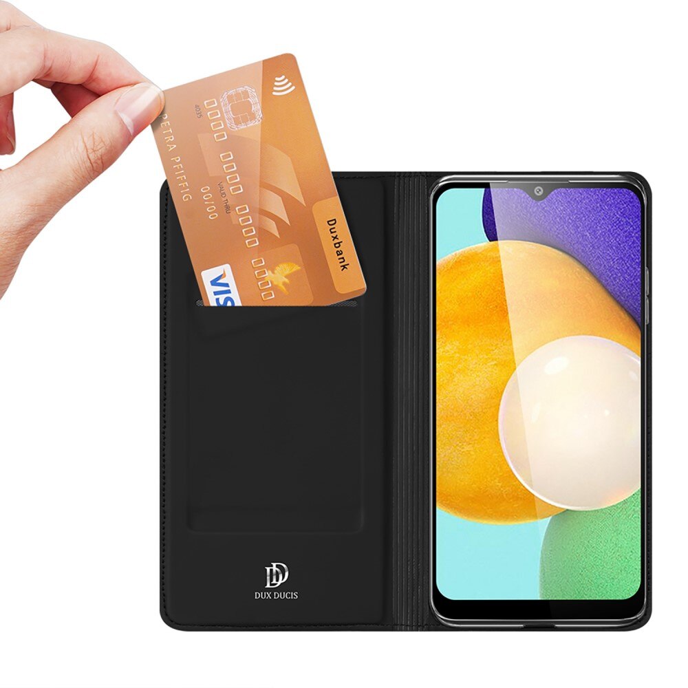 Étui portefeuille Skin Pro Series Samsung Galaxy A13, Noir
