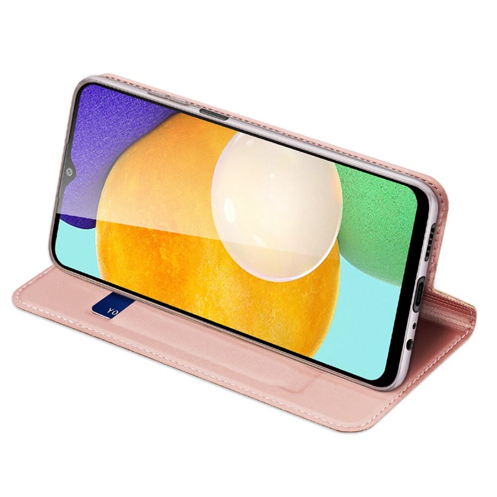 Étui portefeuille Skin Pro Series Samsung Galaxy A13, Or rose