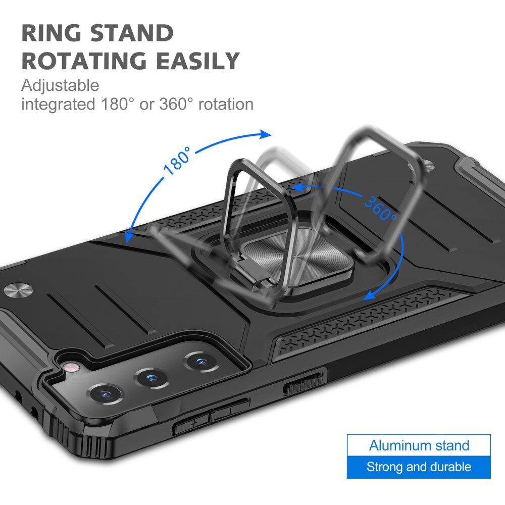 Coque hybride Tech Ring Samsung Galaxy S22 Noir