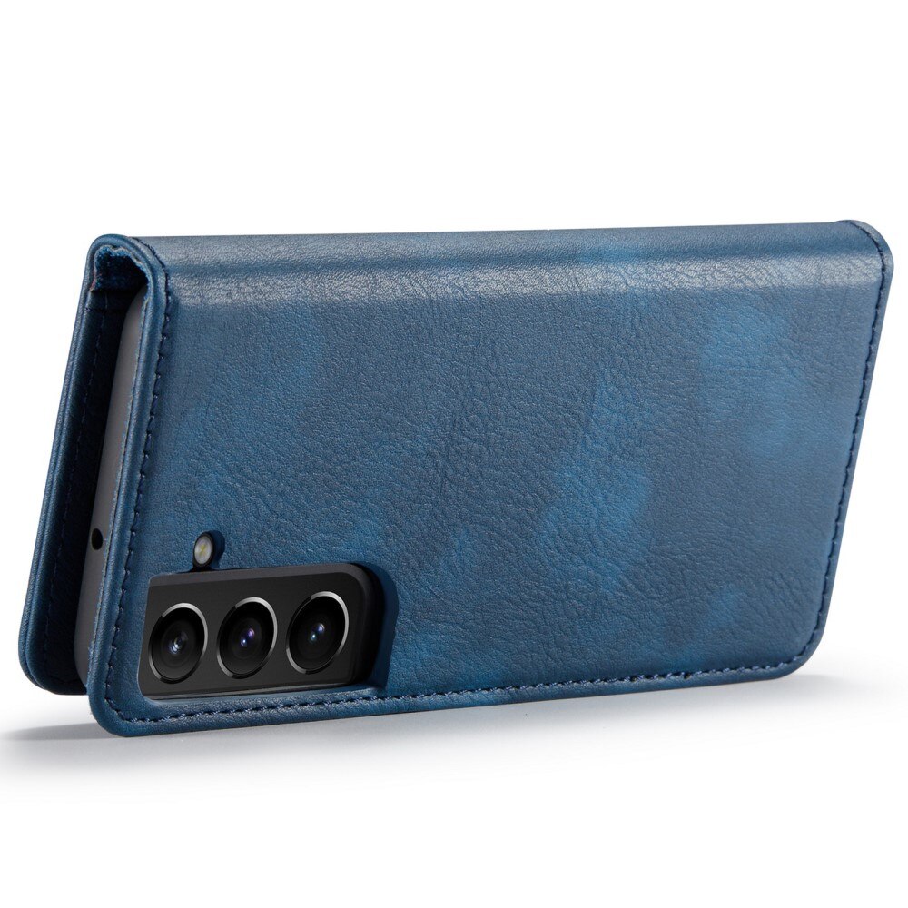 Étui portefeuille Magnet Wallet Samsung Galaxy S22 Plus, Bleu