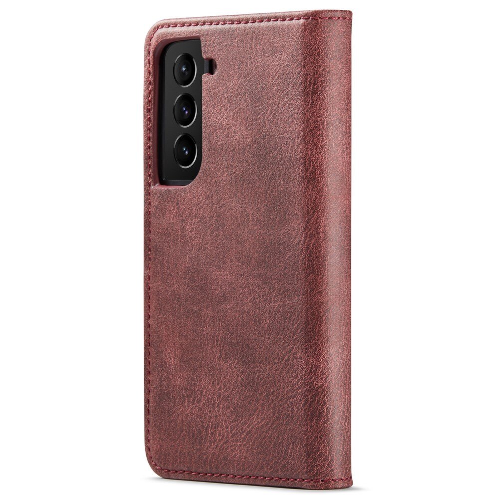 Étui portefeuille Magnet Wallet Samsung Galaxy S22 Plus, Rouge
