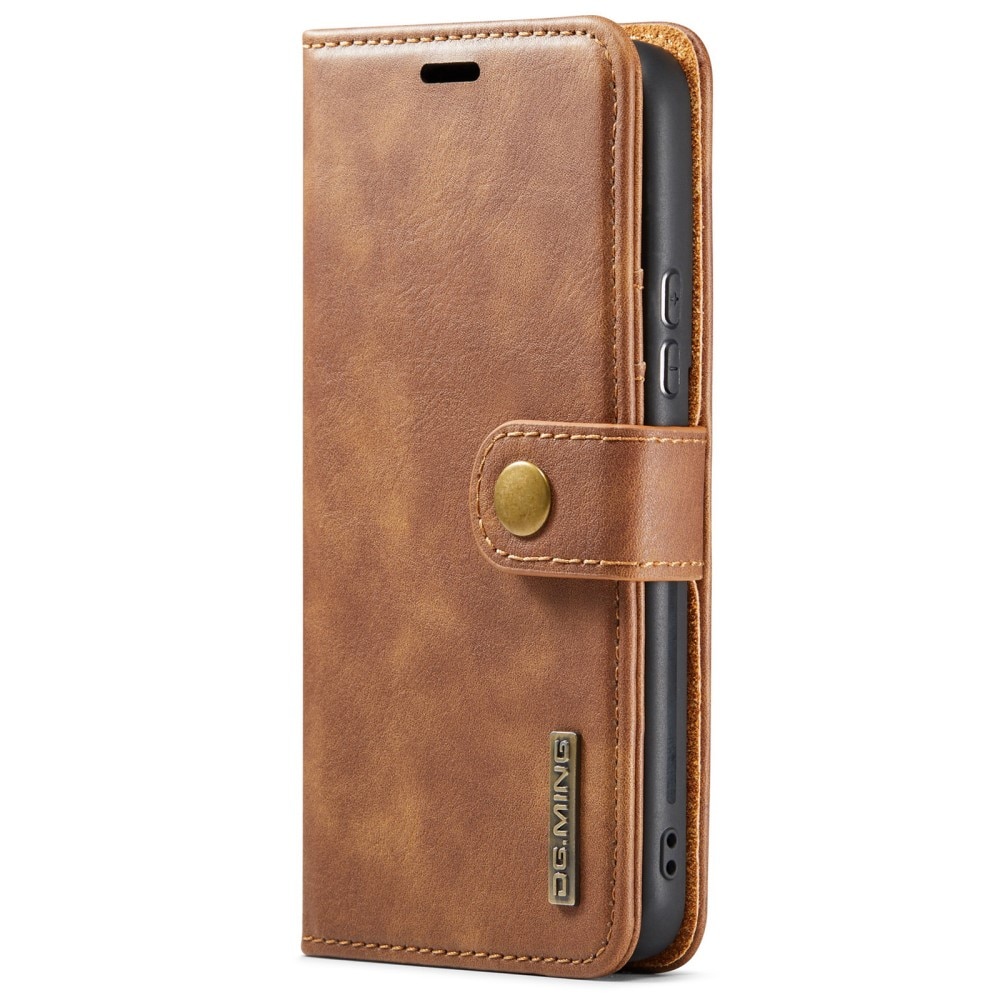 Étui portefeuille Magnet Wallet Samsung Galaxy S22 Plus, Cognac