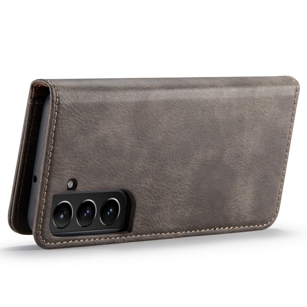 Étui portefeuille Magnet Wallet Samsung Galaxy S22 Plus, Marron
