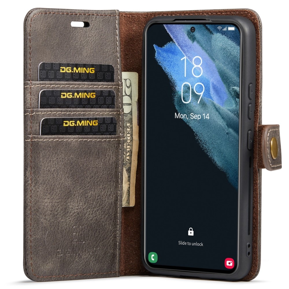 Étui portefeuille Magnet Wallet Samsung Galaxy S22 Plus Brown