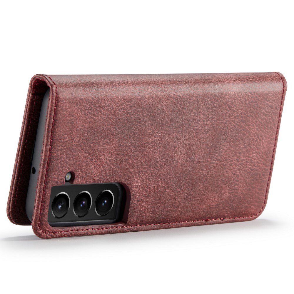 Étui portefeuille Magnet Wallet Samsung Galaxy S22, Rouge