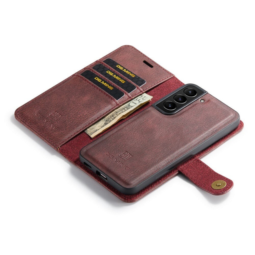 Étui portefeuille Magnet Wallet Samsung Galaxy S22, Rouge