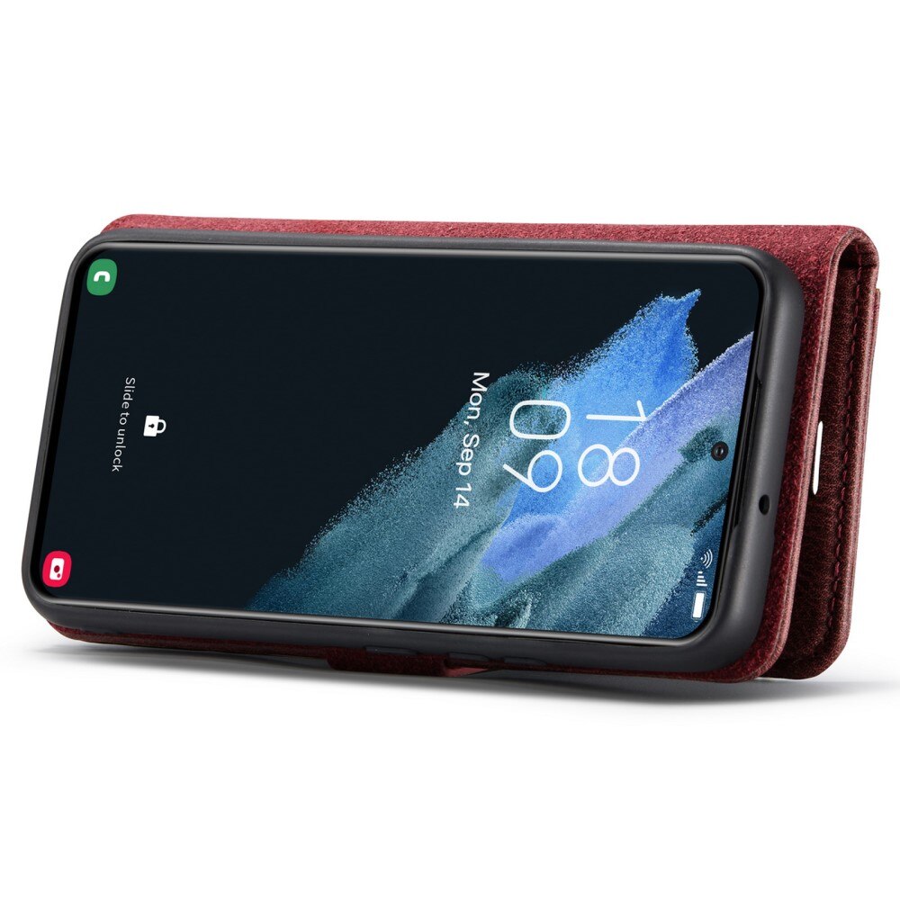 Étui portefeuille Magnet Wallet Samsung Galaxy S22, Rouge