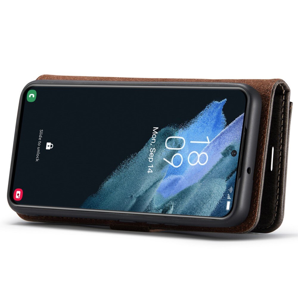 Étui portefeuille Magnet Wallet Samsung Galaxy S22, Brown