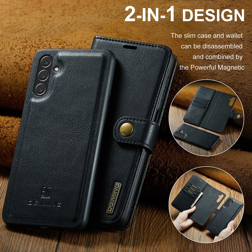Étui portefeuille Magnet Wallet Samsung Galaxy A04s, Black