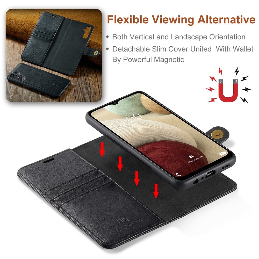 Étui portefeuille Magnet Wallet Samsung Galaxy A04s, Black