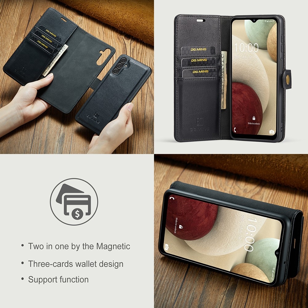 Étui portefeuille Magnet Wallet Samsung Galaxy A04s, Black