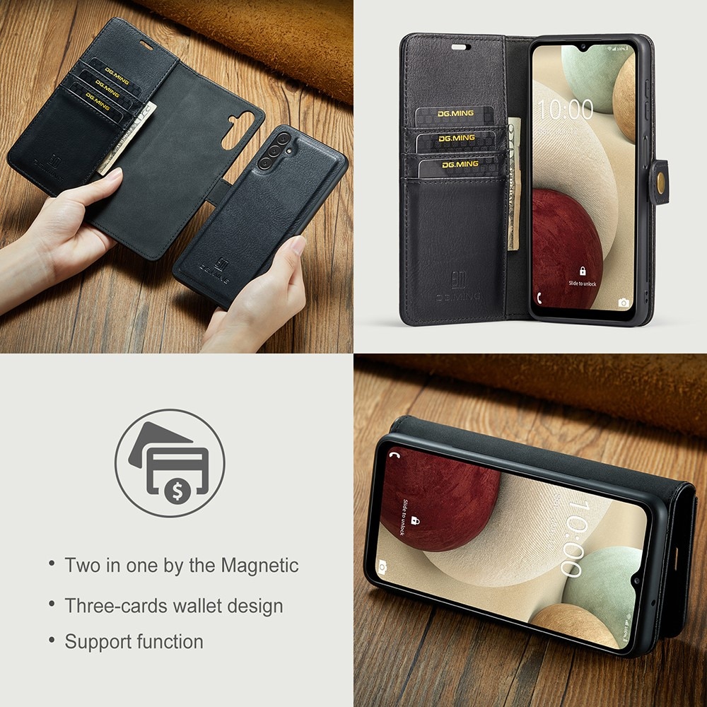 Étui portefeuille Magnet Wallet Samsung Galaxy A04s Black