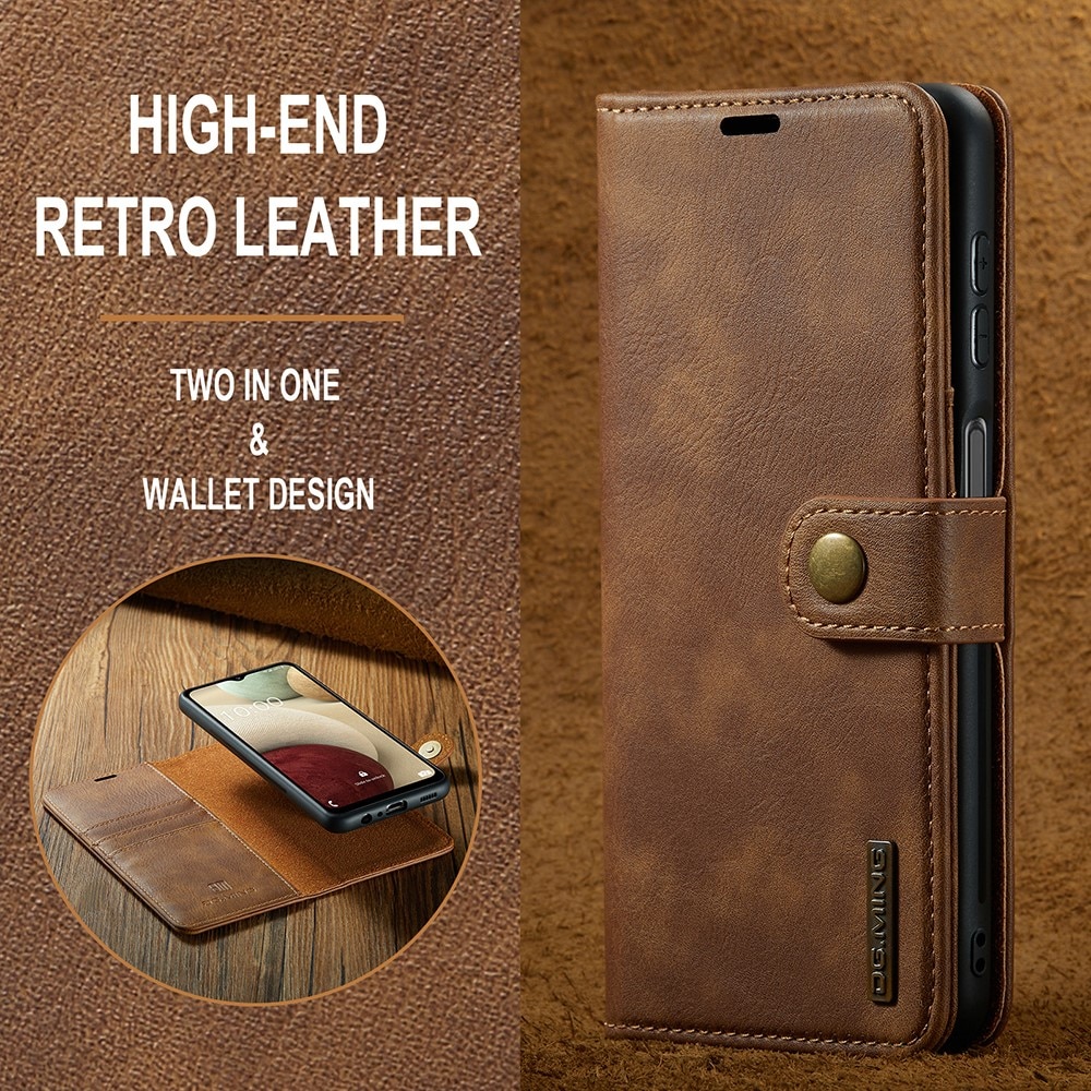 Étui portefeuille Magnet Wallet Samsung Galaxy A04s, Cognac