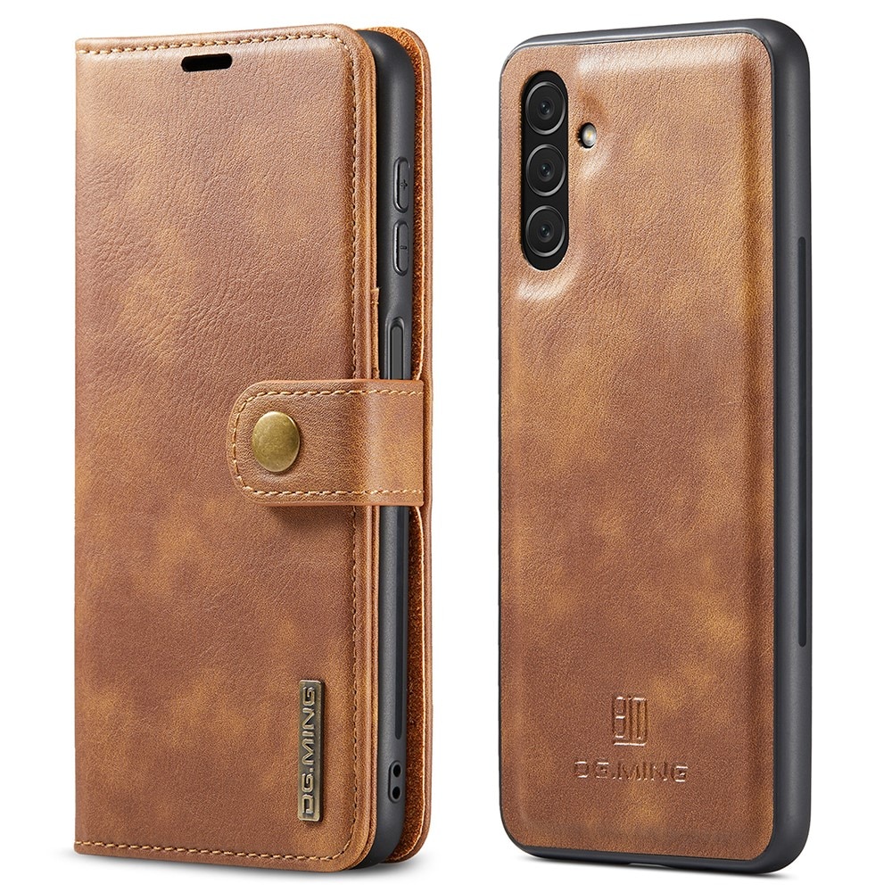 Étui portefeuille Magnet Wallet Samsung Galaxy A04s, Cognac