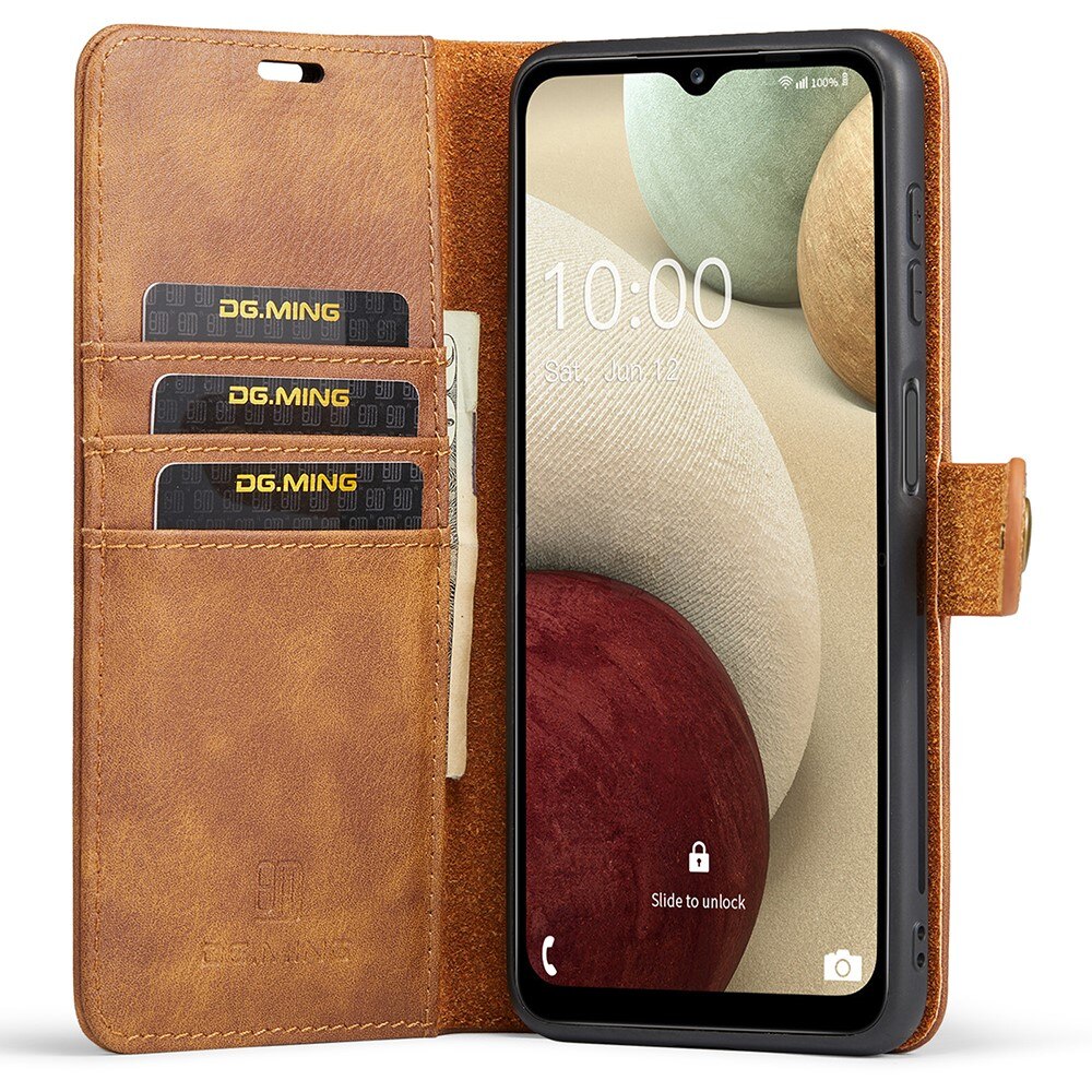 Étui portefeuille Magnet Wallet Samsung Galaxy A04s, Cognac