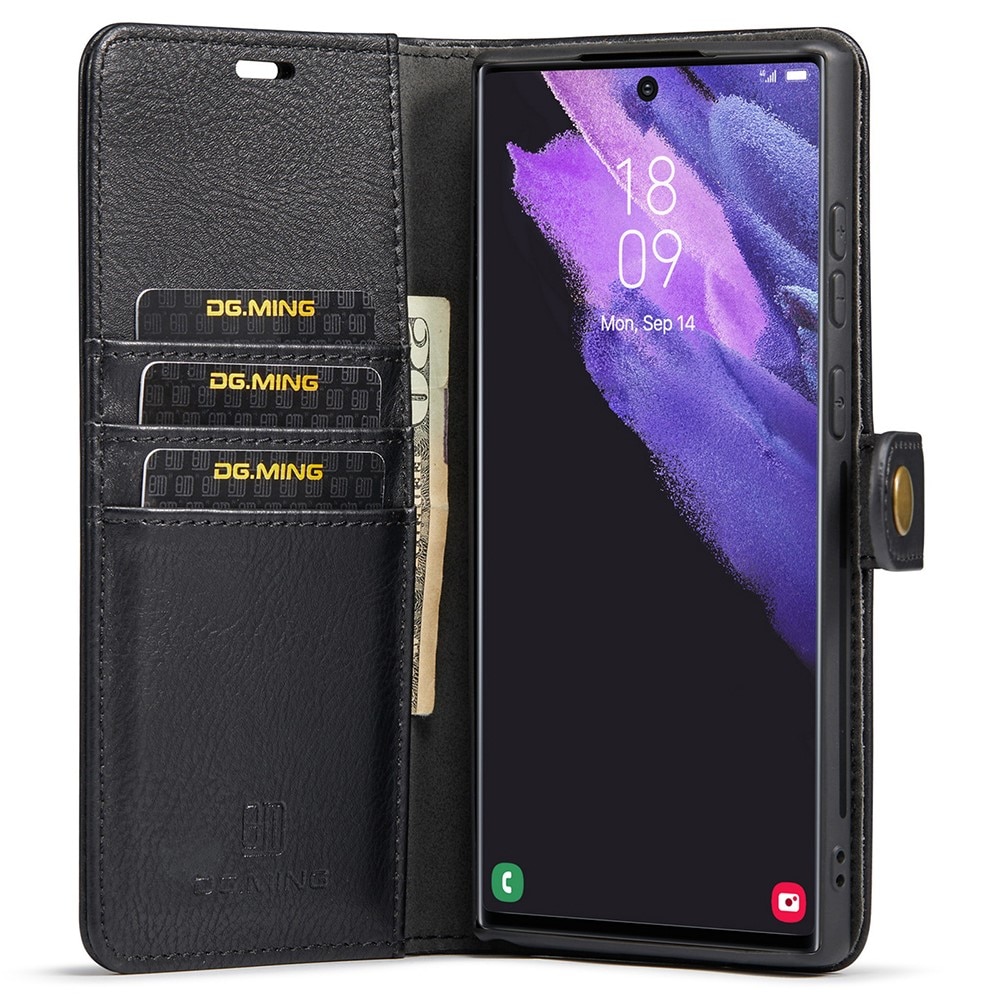 Étui portefeuille Magnet Wallet Samsung Galaxy S22 Ultra Black