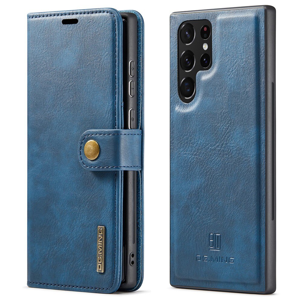 Étui portefeuille Magnet Wallet Samsung Galaxy S22 Ultra, Blue