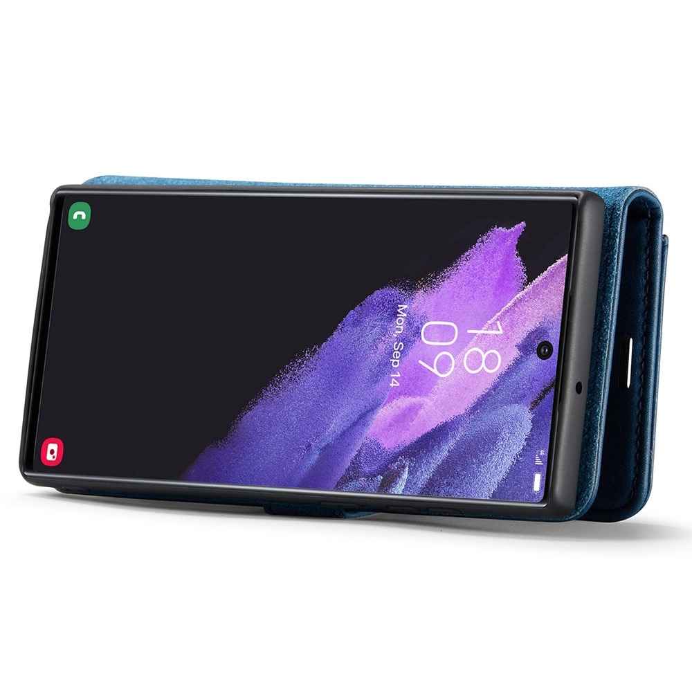Étui portefeuille Magnet Wallet Samsung Galaxy S22 Ultra Blue