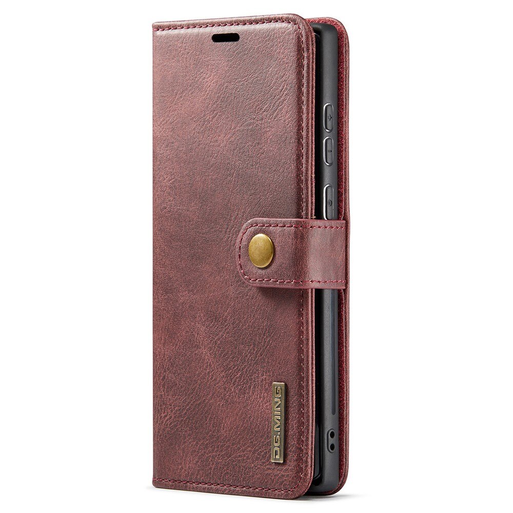 Étui portefeuille Magnet Wallet Samsung Galaxy S22 Ultra, Rouge