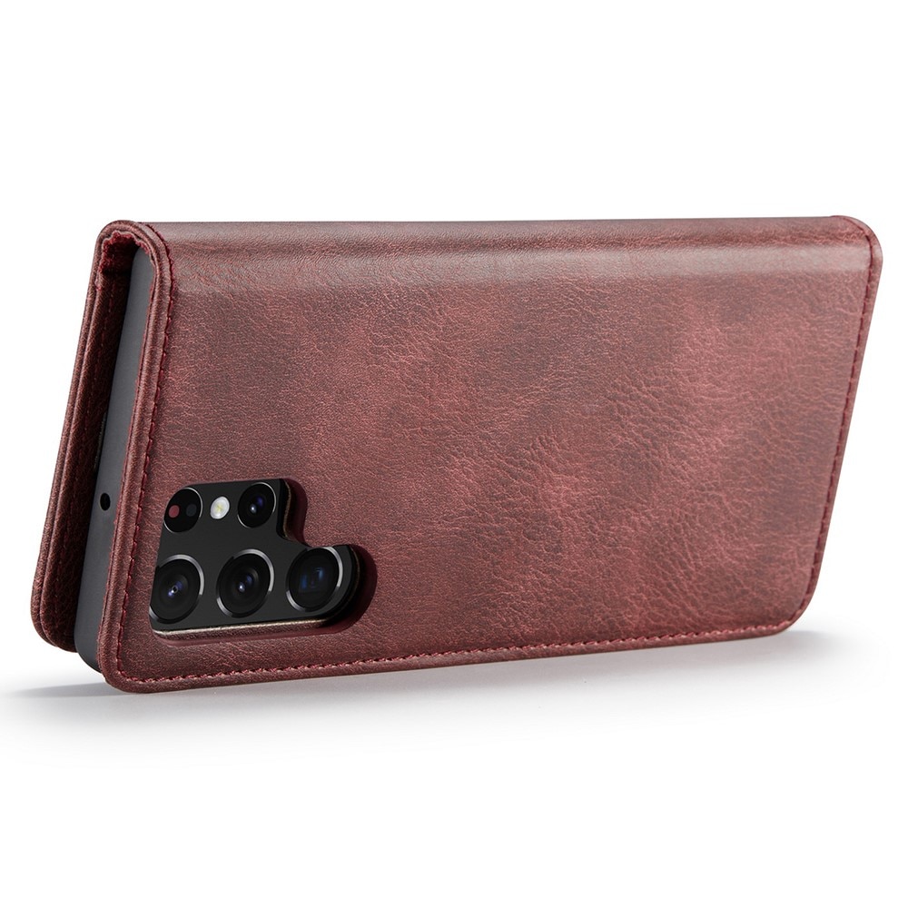 Étui portefeuille Magnet Wallet Samsung Galaxy S22 Ultra Red