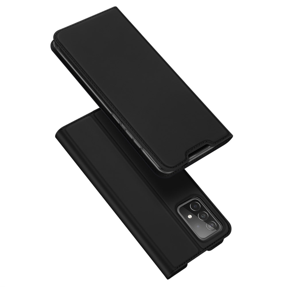 Étui portefeuille Skin Pro Series Samsung Galaxy A73 5G, Noir