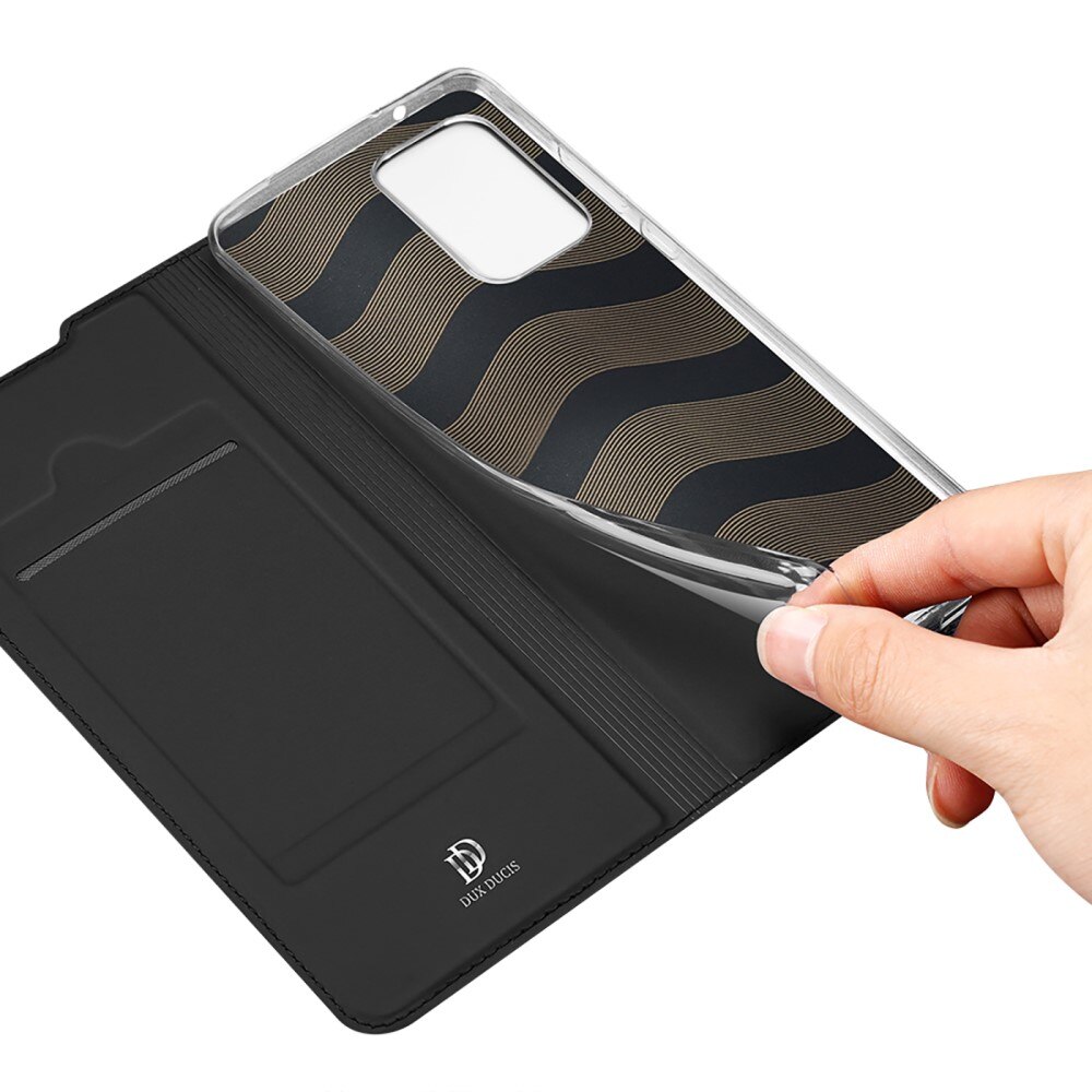Étui portefeuille Skin Pro Series Samsung Galaxy A73 5G, Noir