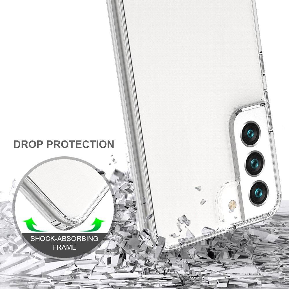 Coque hybride Crystal Hybrid pour Samsung Galaxy S22, transparent