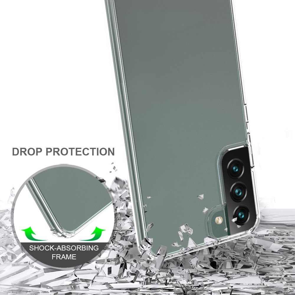 Coque hybride Crystal Hybrid pour Samsung Galaxy S22 Plus, transparent
