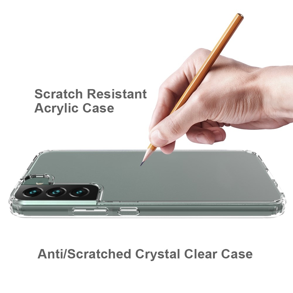 Coque hybride Crystal Hybrid pour Samsung Galaxy S22 Plus, transparent