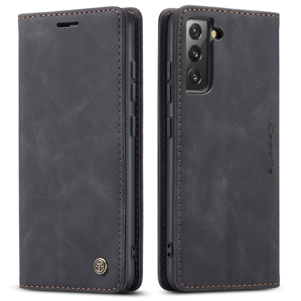 Étui portefeuille mince Samsung Galaxy S22 Plus, Noir