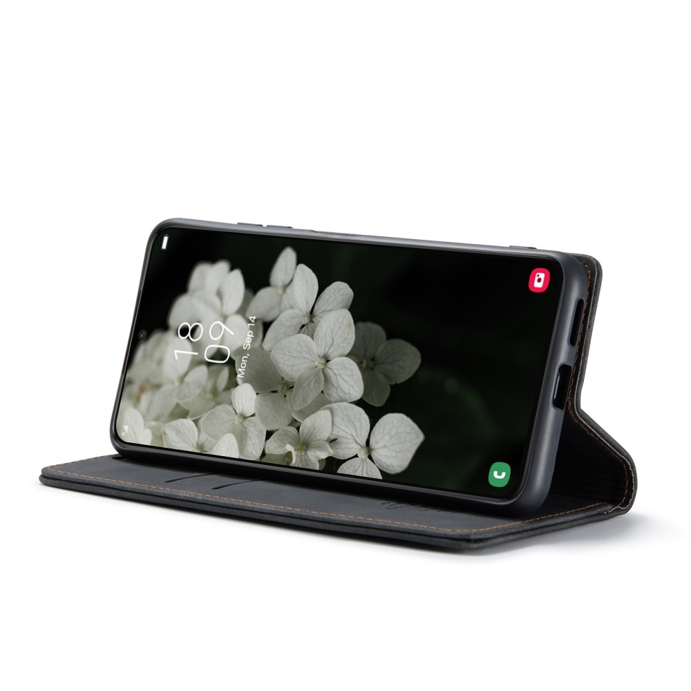 Étui portefeuille mince Samsung Galaxy S22 Plus, Noir