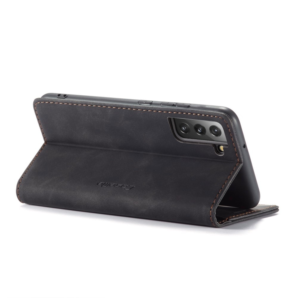 Étui portefeuille mince Samsung Galaxy S22 Plus, Noir