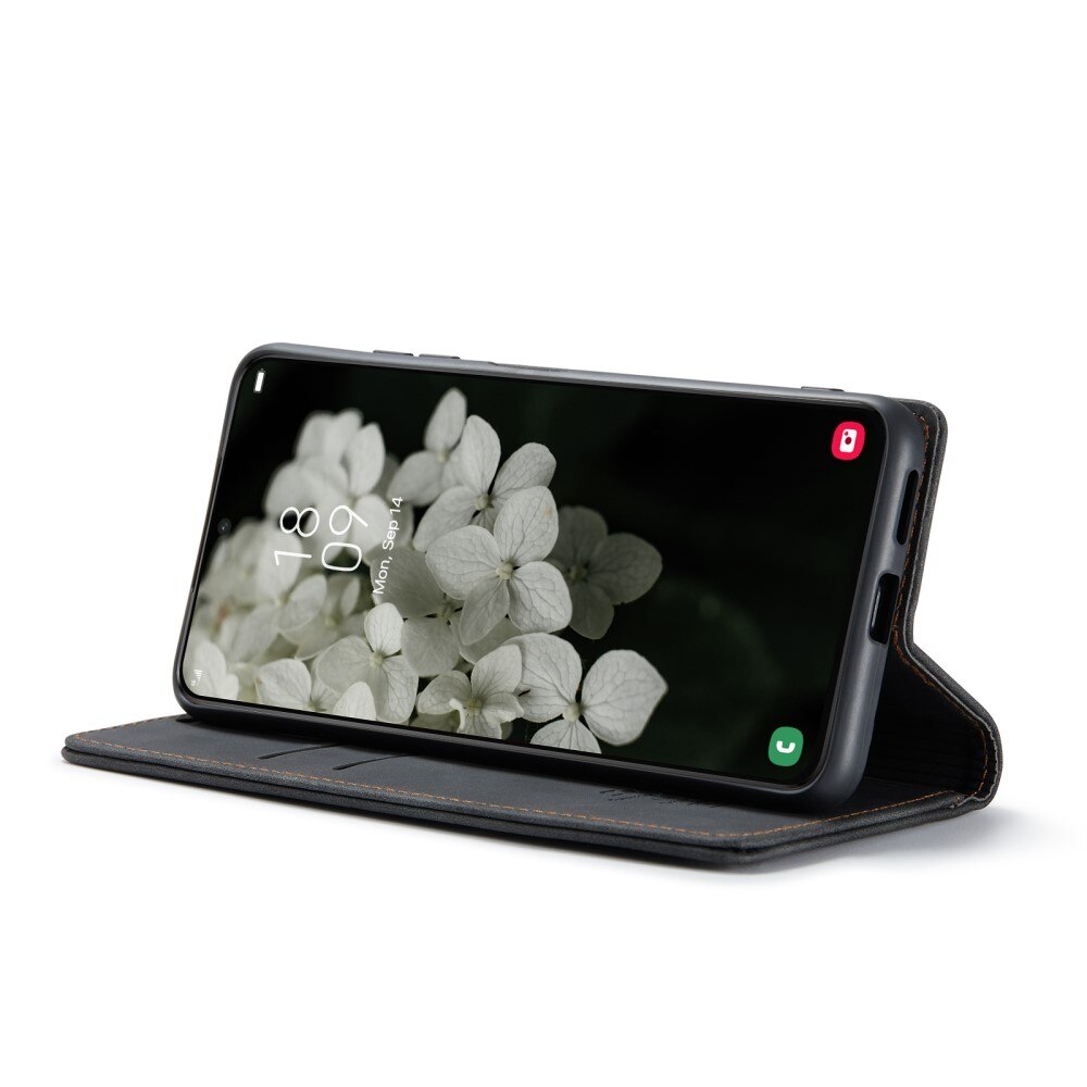 Étui portefeuille mince Samsung Galaxy S22, Noir