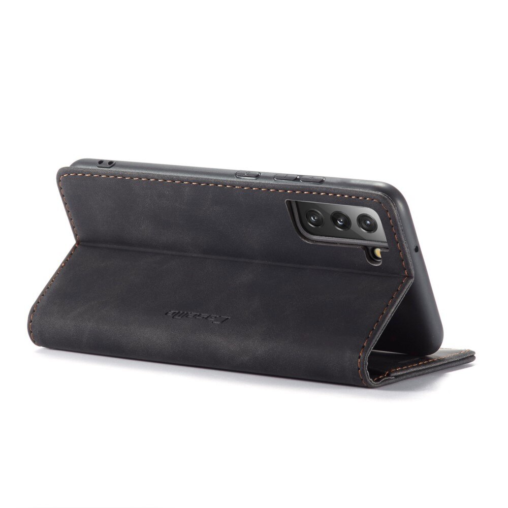 Étui portefeuille mince Samsung Galaxy S22, Noir