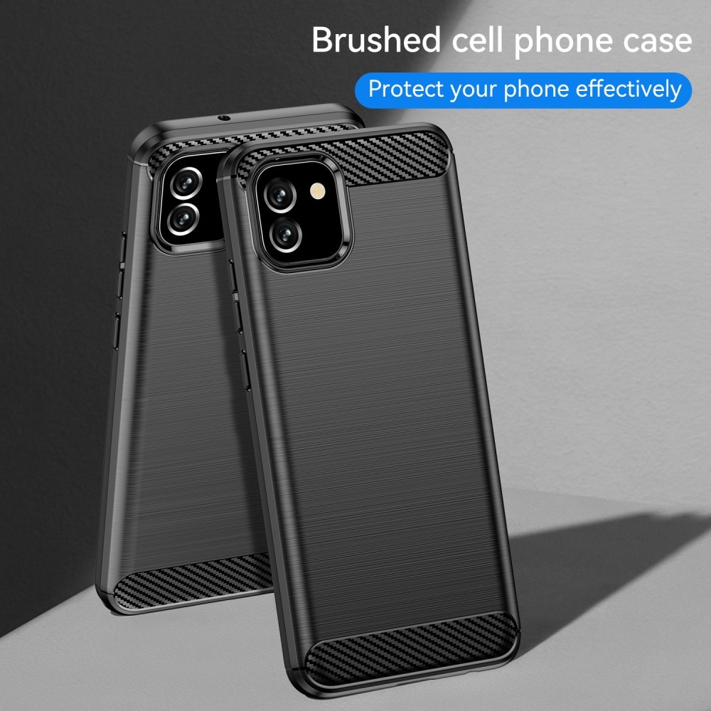 Coque Brushed TPU Case Samsung Galaxy A03 Black