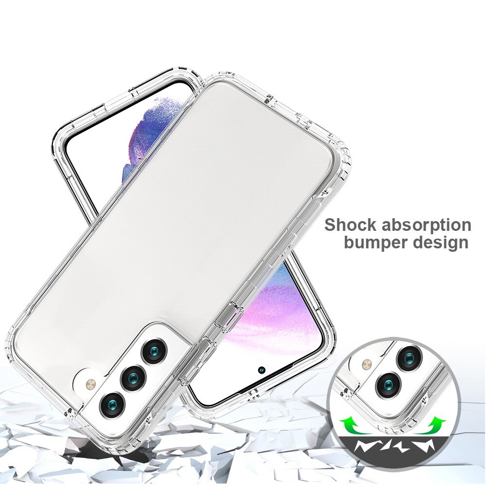 Coque de couverture complète Samsung Galaxy S22, Transparent