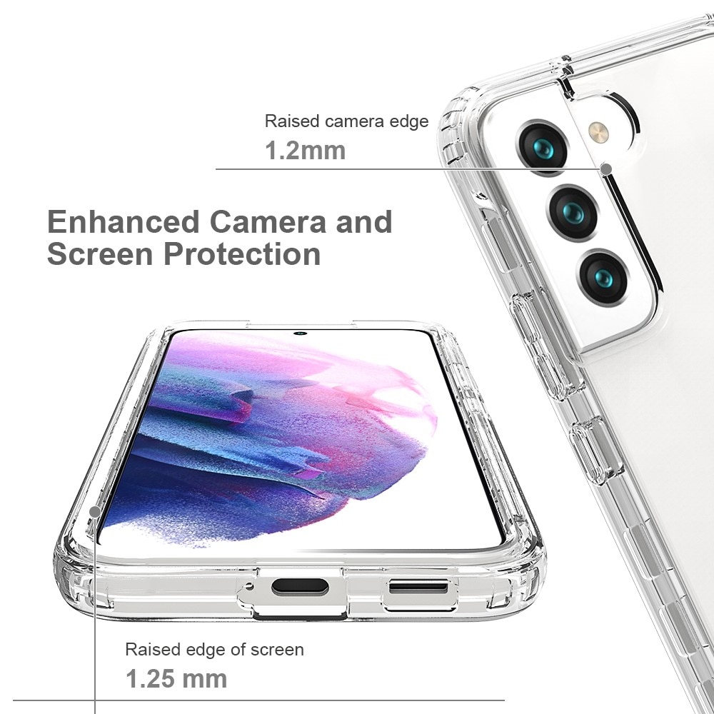 Coque de couverture complète Samsung Galaxy S22, Transparent