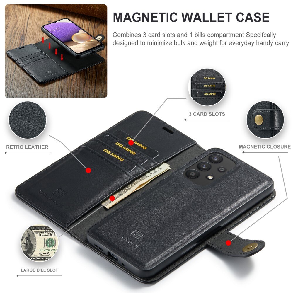 Étui portefeuille Magnet Wallet Samsung Galaxy A33 Black